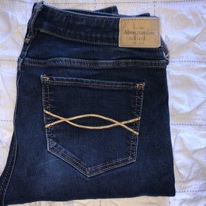 Abercrombie & Fitch Navy Denim Skinny Jeans